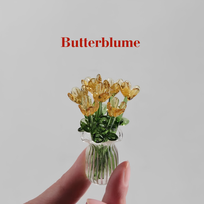 Mini Glasblumen