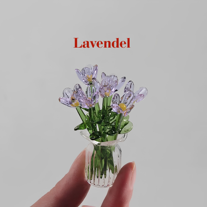 Mini Glasblumen
